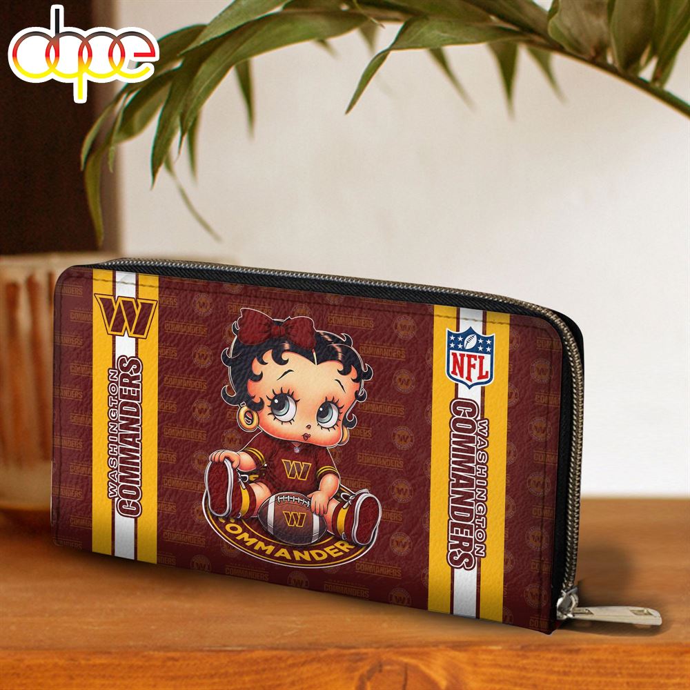 Sportswearmerch Washington Commanders NFL Betty Boop Clutch Pure For Fan