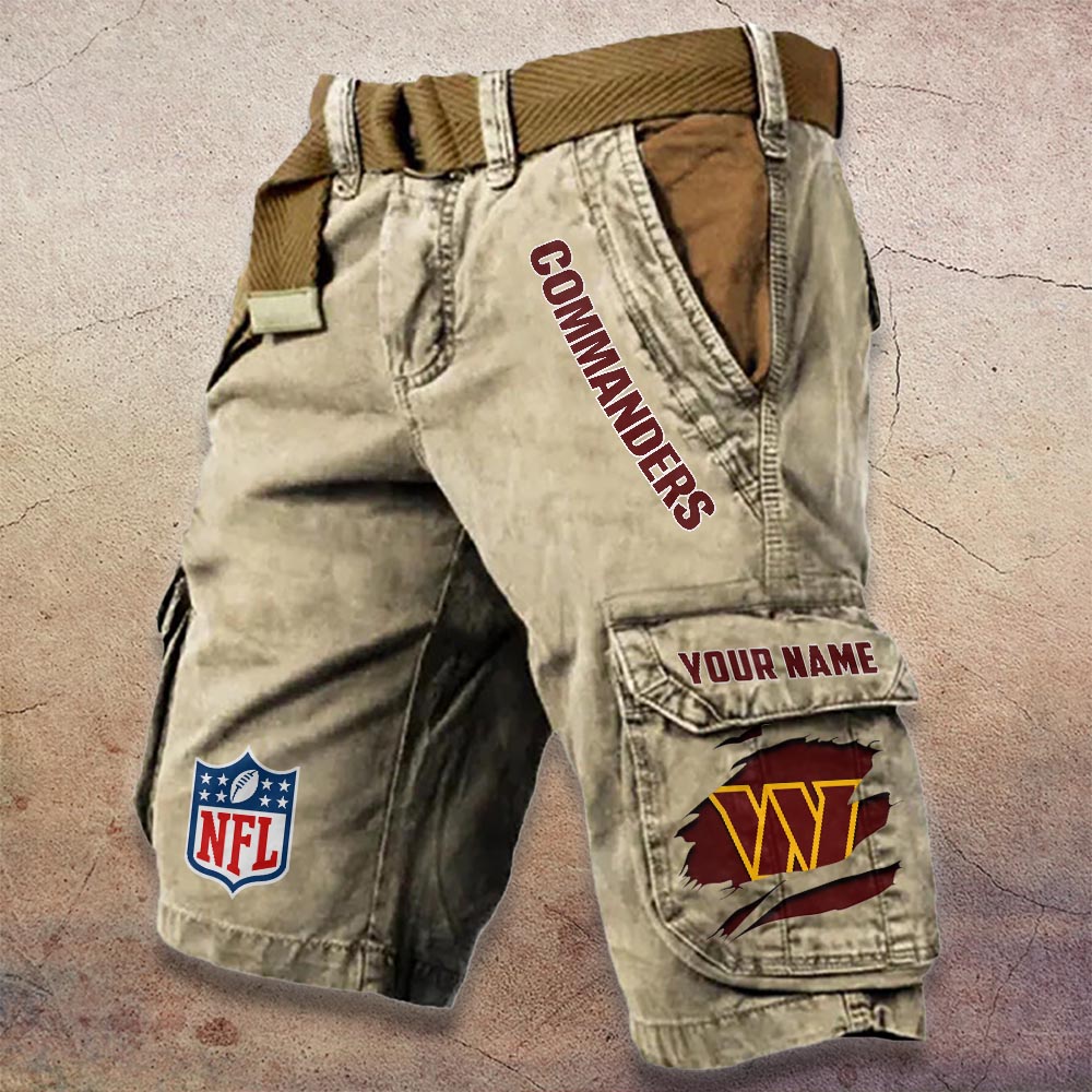 Sportswearmerch Washington Commanders NFL Denim Short For Fan