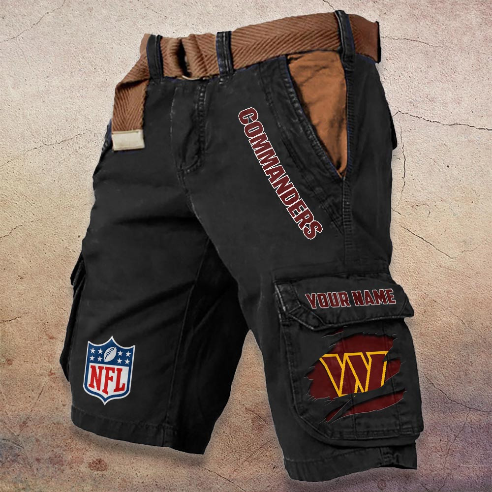 Sportswearmerch Washington Commanders NFL Denim Short For Fan