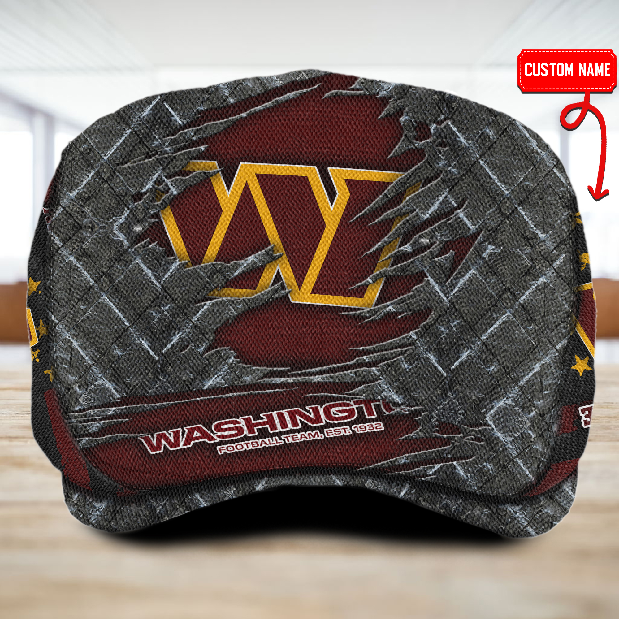 Sportswearmerch Washington Commanders NFL Flat Cap For Fan