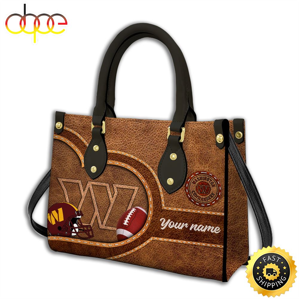 Sportswearmerch Washington Commanders NFL Leather Bag For Fan