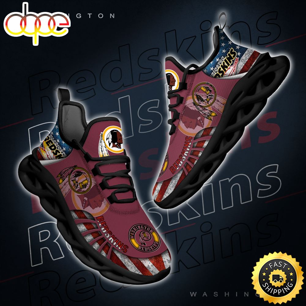 Sportswearmerch Washington Commanders NFL Max Soul Shoes Sneakers For Men And Women