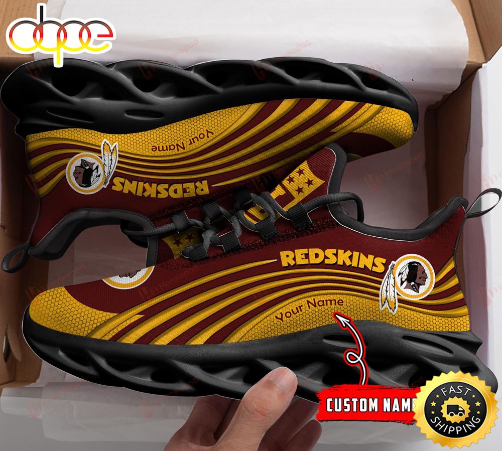 Sportswearmerch Washington Commanders NFL Personalized Max Soul Shoes Sneakers For Men And Women
