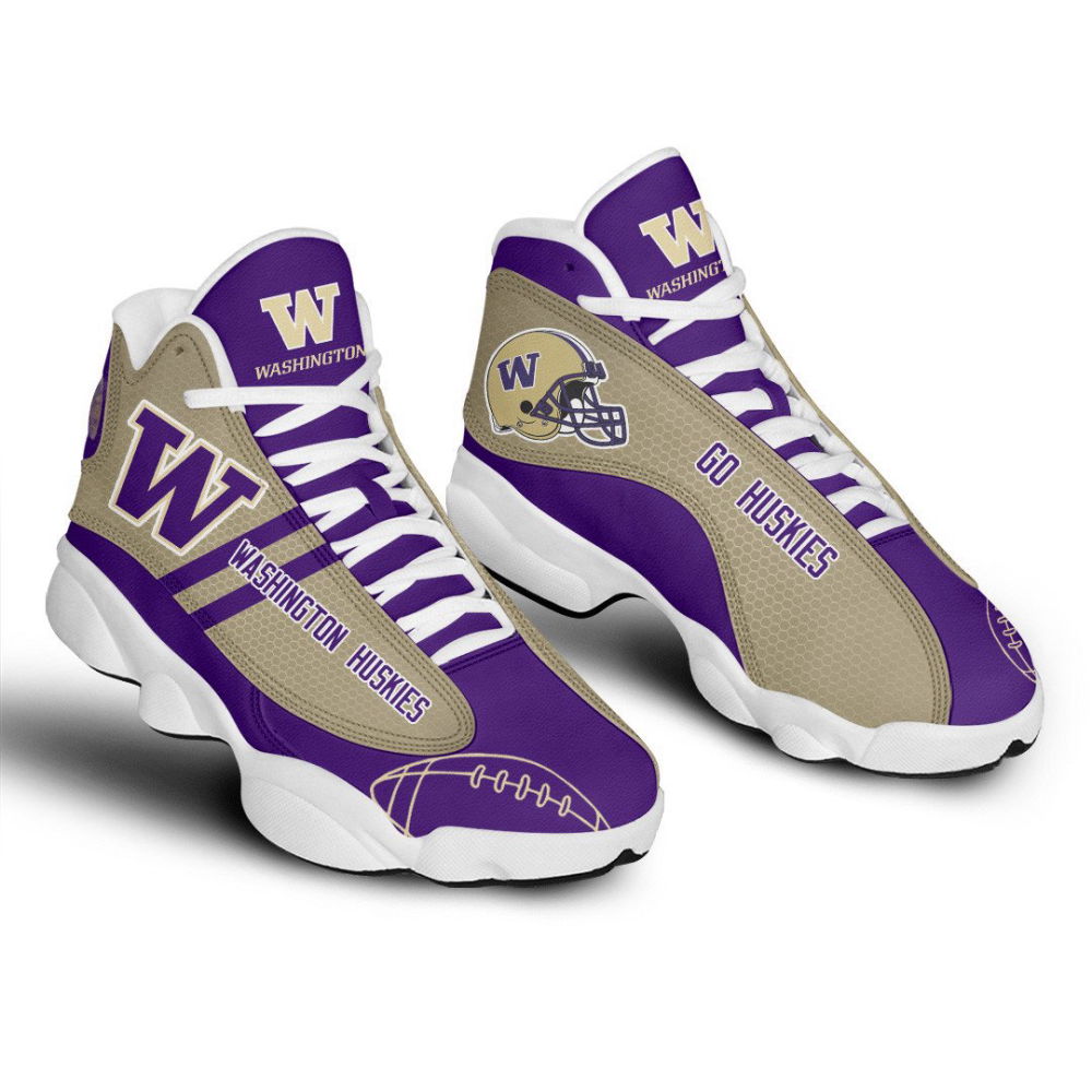 Sportswearmerch Washington Huskies NCAA AJ13 Sneakers Shoes For Men And Women