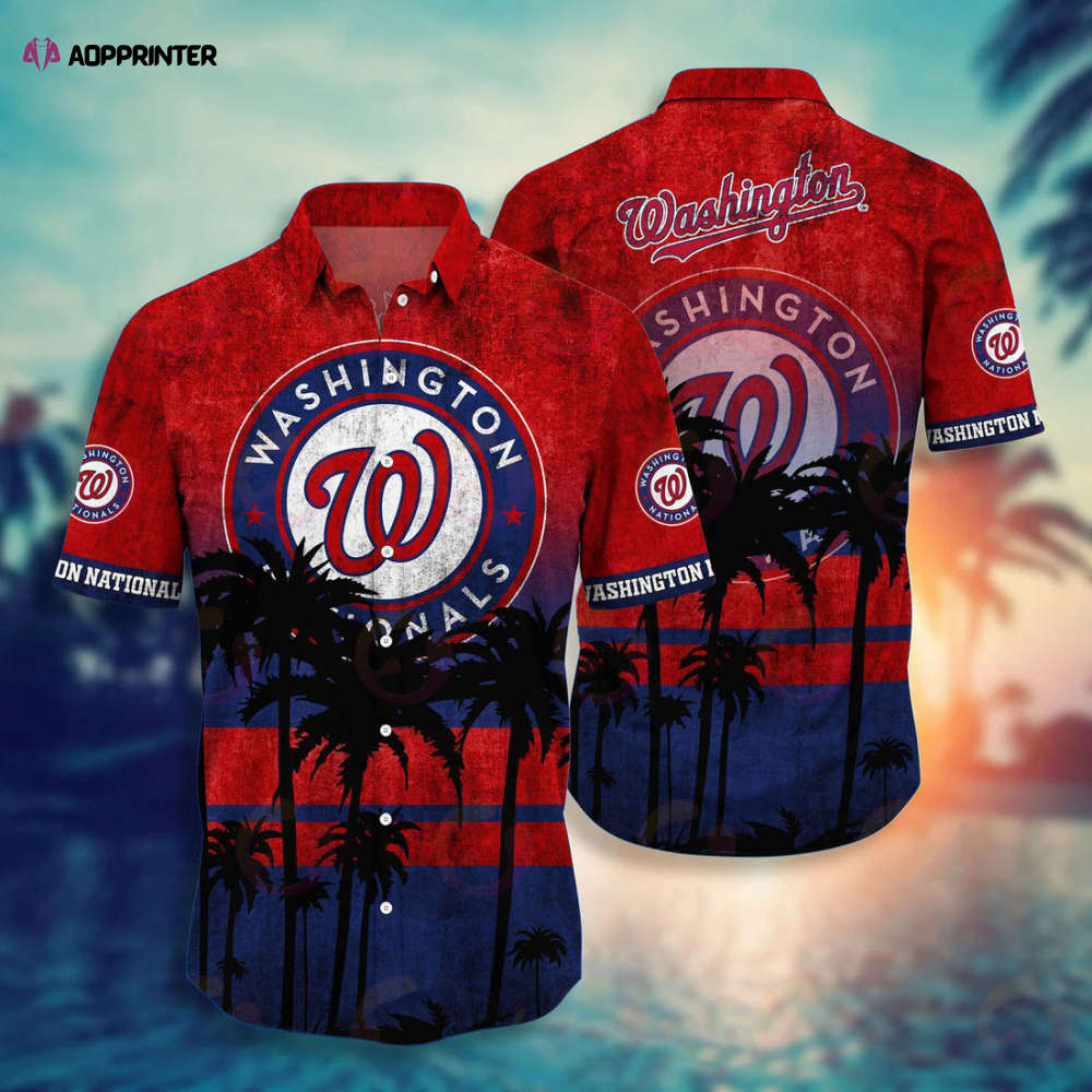 Sportswearmerch Washington Nationals MLB Personalized Hawaiian Shirt For Fan