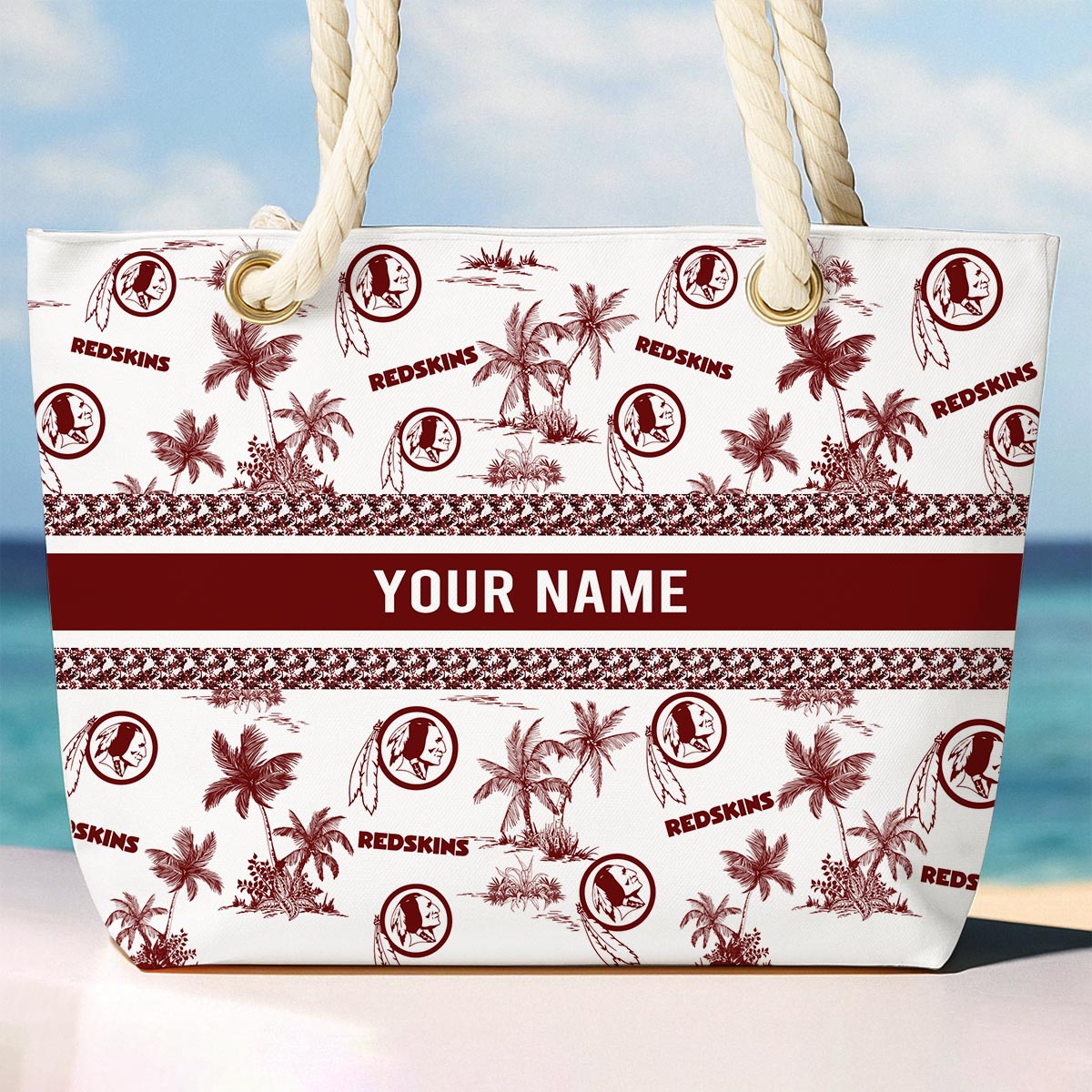 Sportswearmerch Washington Redskin NFL Beach Bag For Fan