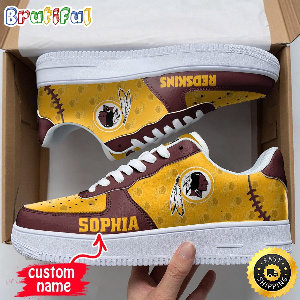 Sportswearmerch Washington Redskins NFL Air Low-Top Shoes For Men And Women