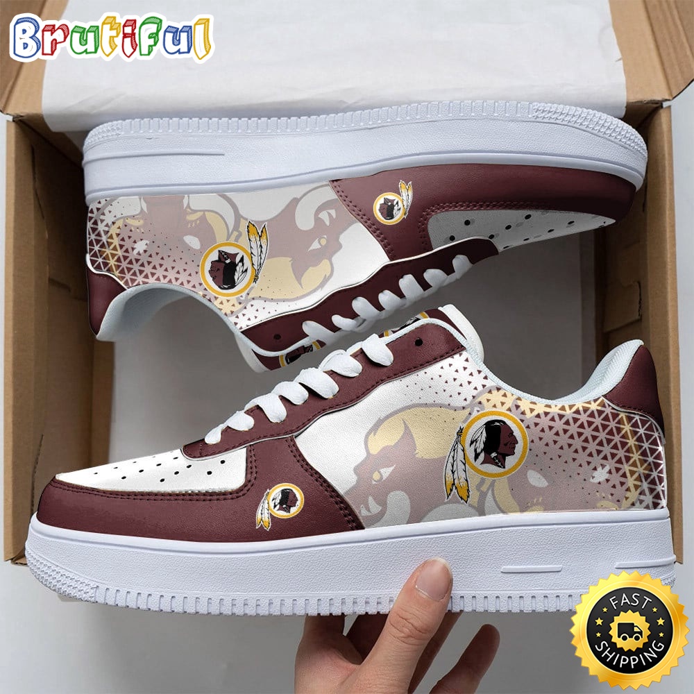 Sportswearmerch Washington Redskins NFL Air Low-Top Sneakers Shoes For Men And Women