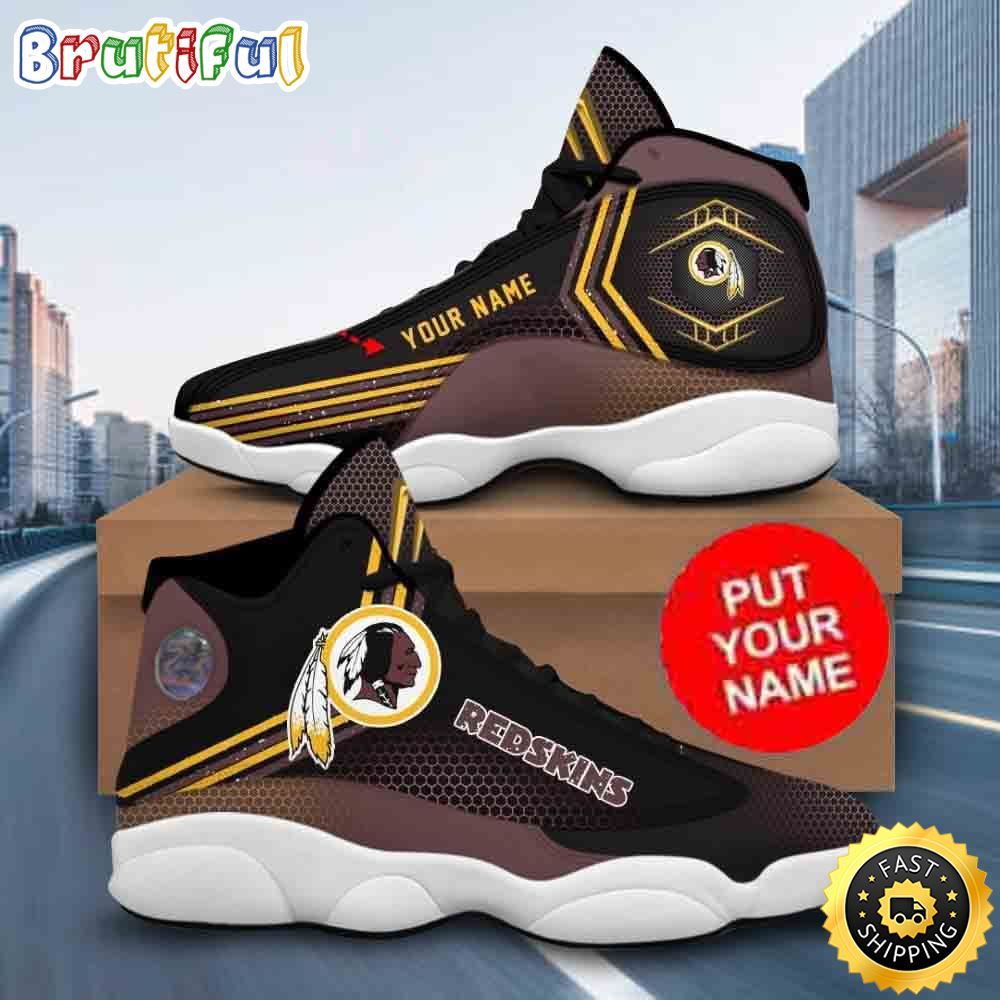 Sportswearmerch Washington Redskins NFL AJ13 Sneakers Shoes For Men And Women