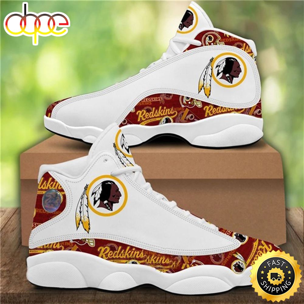 Sportswearmerch Washington Redskins NFL AJ13 Sneakers Shoes For Men And Women