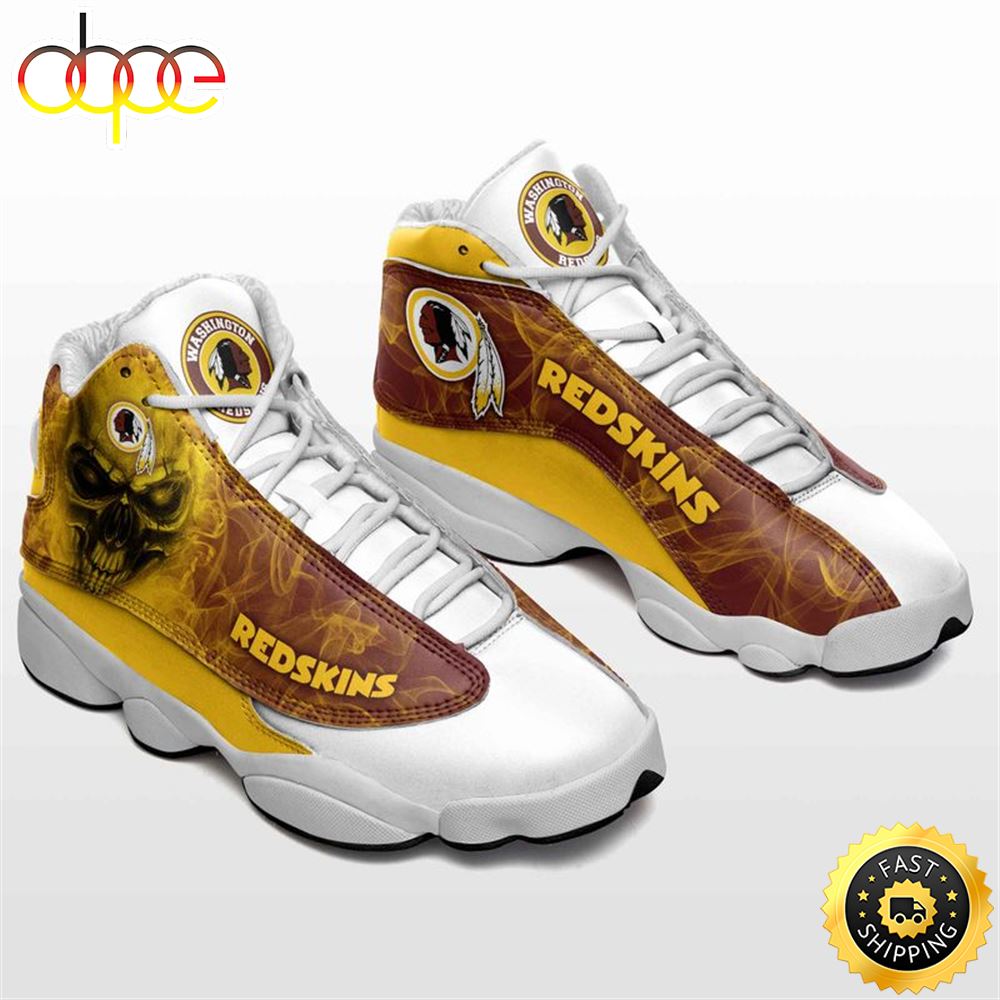 Sportswearmerch Washington Redskins NFL AJ13 Sneakers Shoes For Men And Women