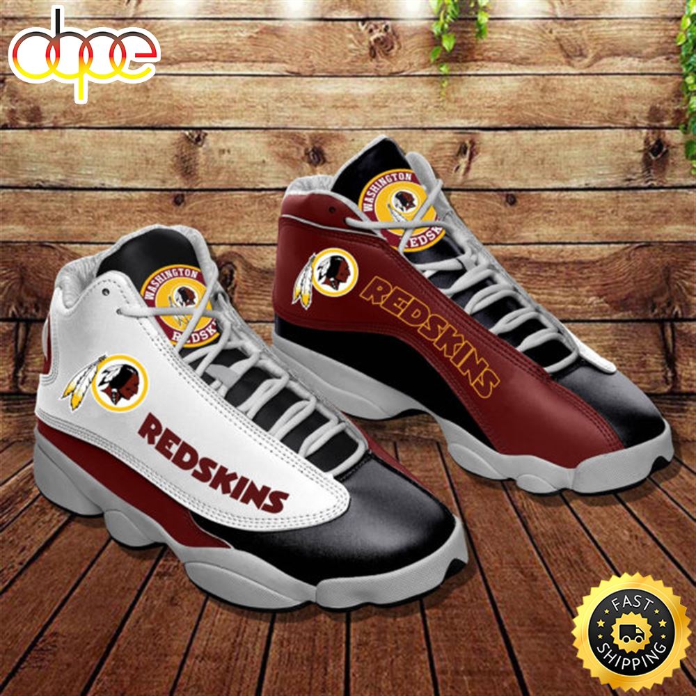 Sportswearmerch Washington Redskins NFL AJ13 Sneakers Shoes For Men And Women