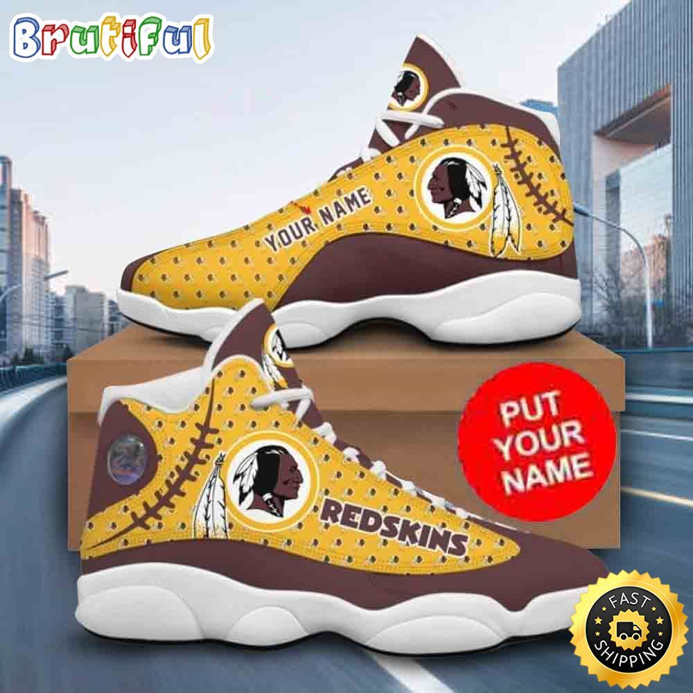 Sportswearmerch Washington Redskins NFL AJ13 Sneakers Shoes For Men And Women