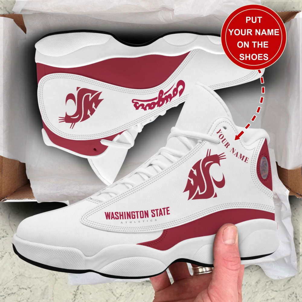 Sportswearmerch Washington State Cougars NCAA AJ13 Sneakers Shoes For Men And Women