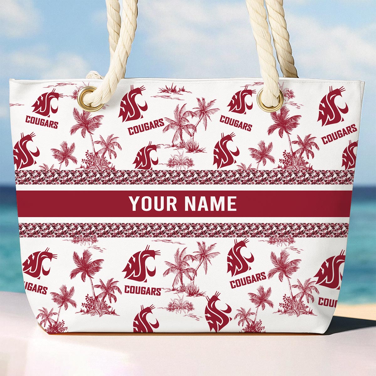 Sportswearmerch Washington State Cougars NCAA Beach Bag For Fan