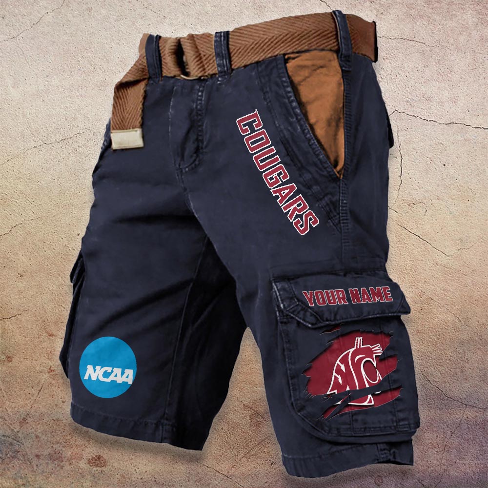 Sportswearmerch Washington State Cougars NCAA Denim Short For Fan