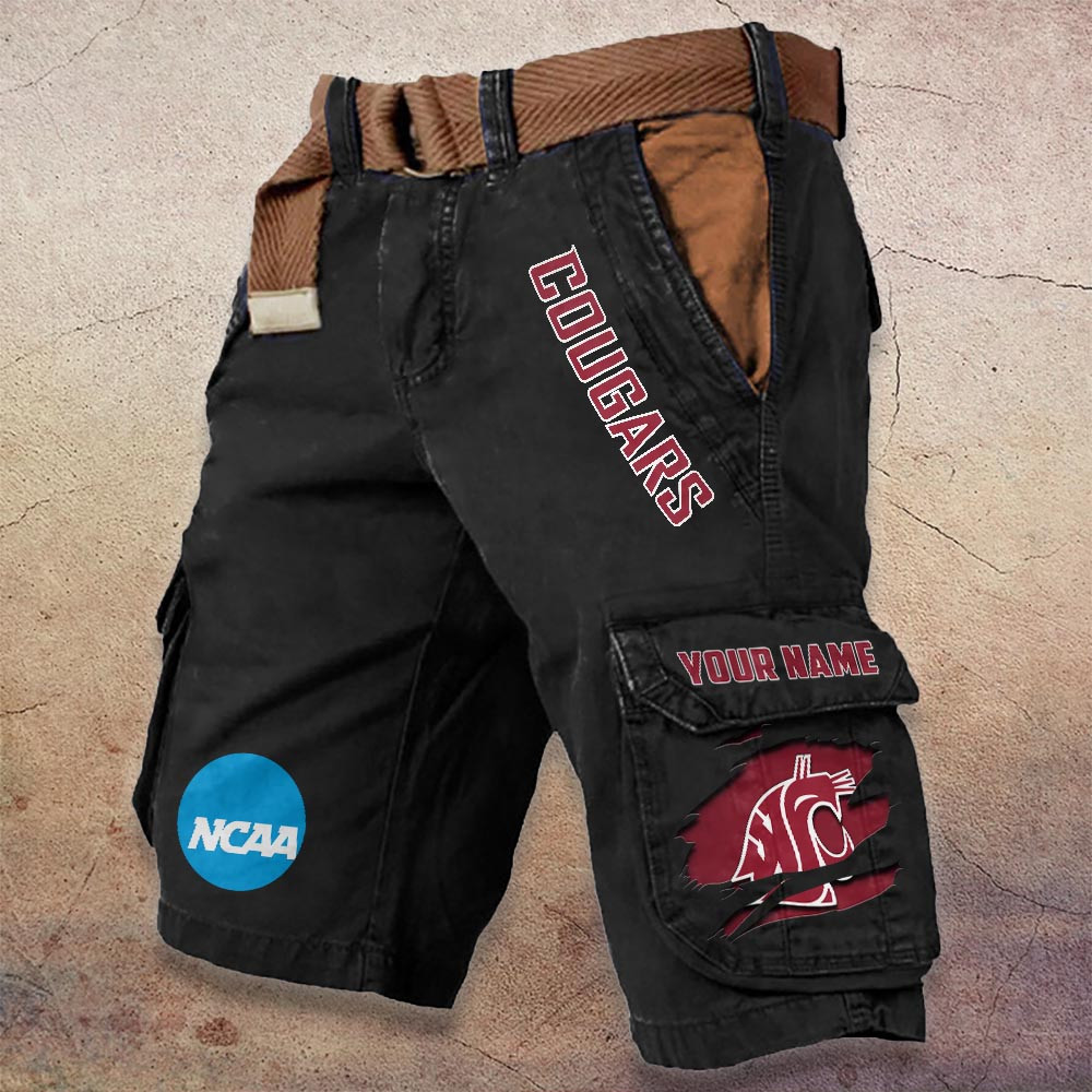 Sportswearmerch Washington State Cougars NCAA Denim Short For Fan