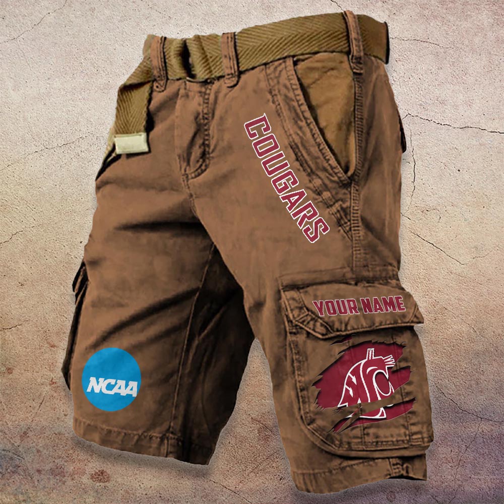Sportswearmerch Washington State Cougars NCAA Denim Short For Fan