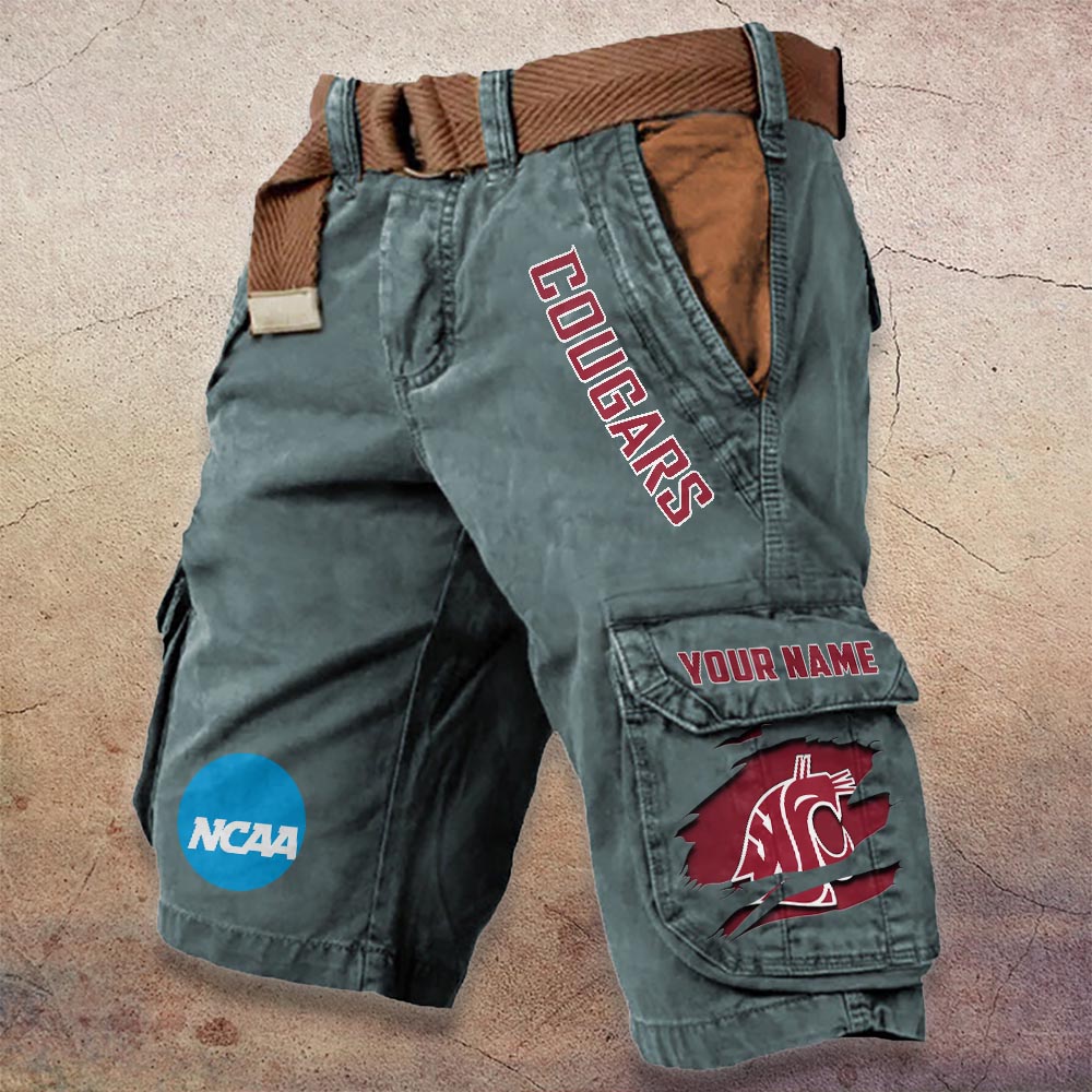 Sportswearmerch Washington State Cougars NCAA Denim Short For Fan