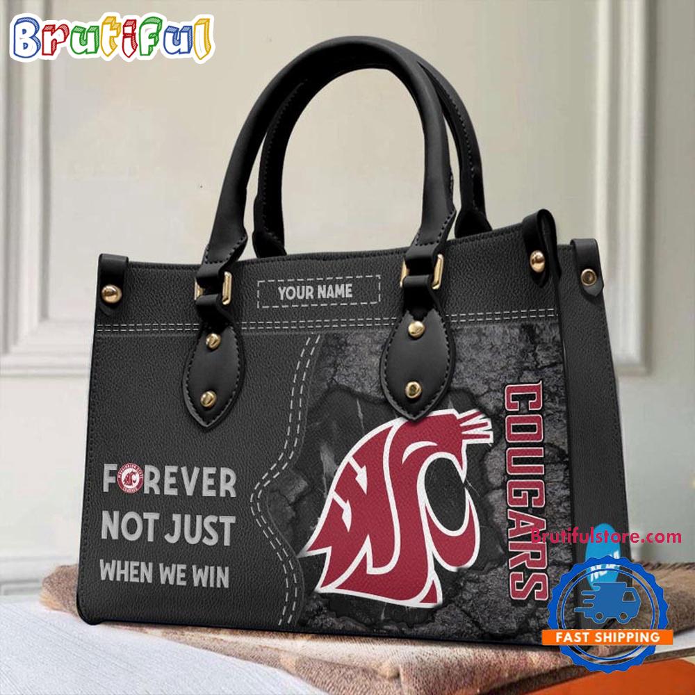 Sportswearmerch Washington State Cougars NCAA Leather Hand Bag For Fan