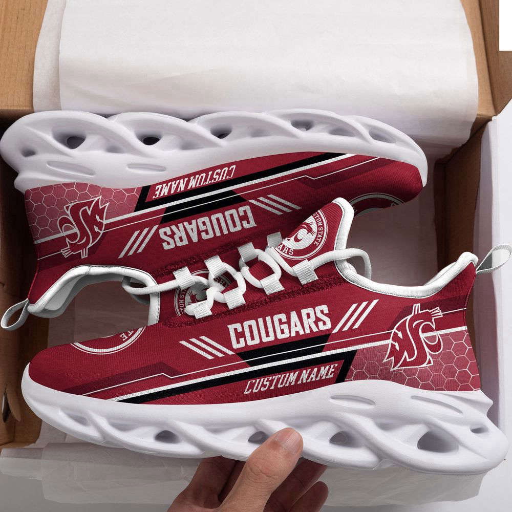 Sportswearmerch Washington State Cougars NCAA Max Soul Shoes Sneakers For Men And Women
