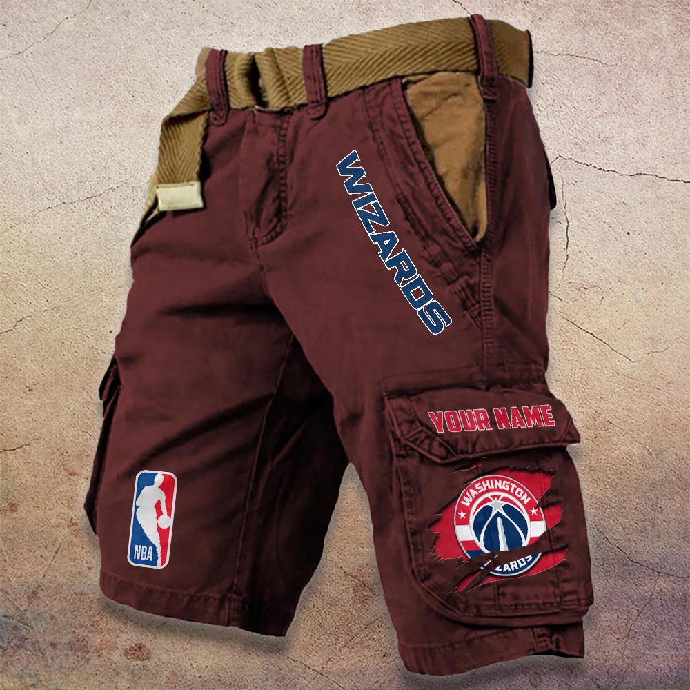 Sportswearmerch Washington Wizards NBA Denim Short For Fan