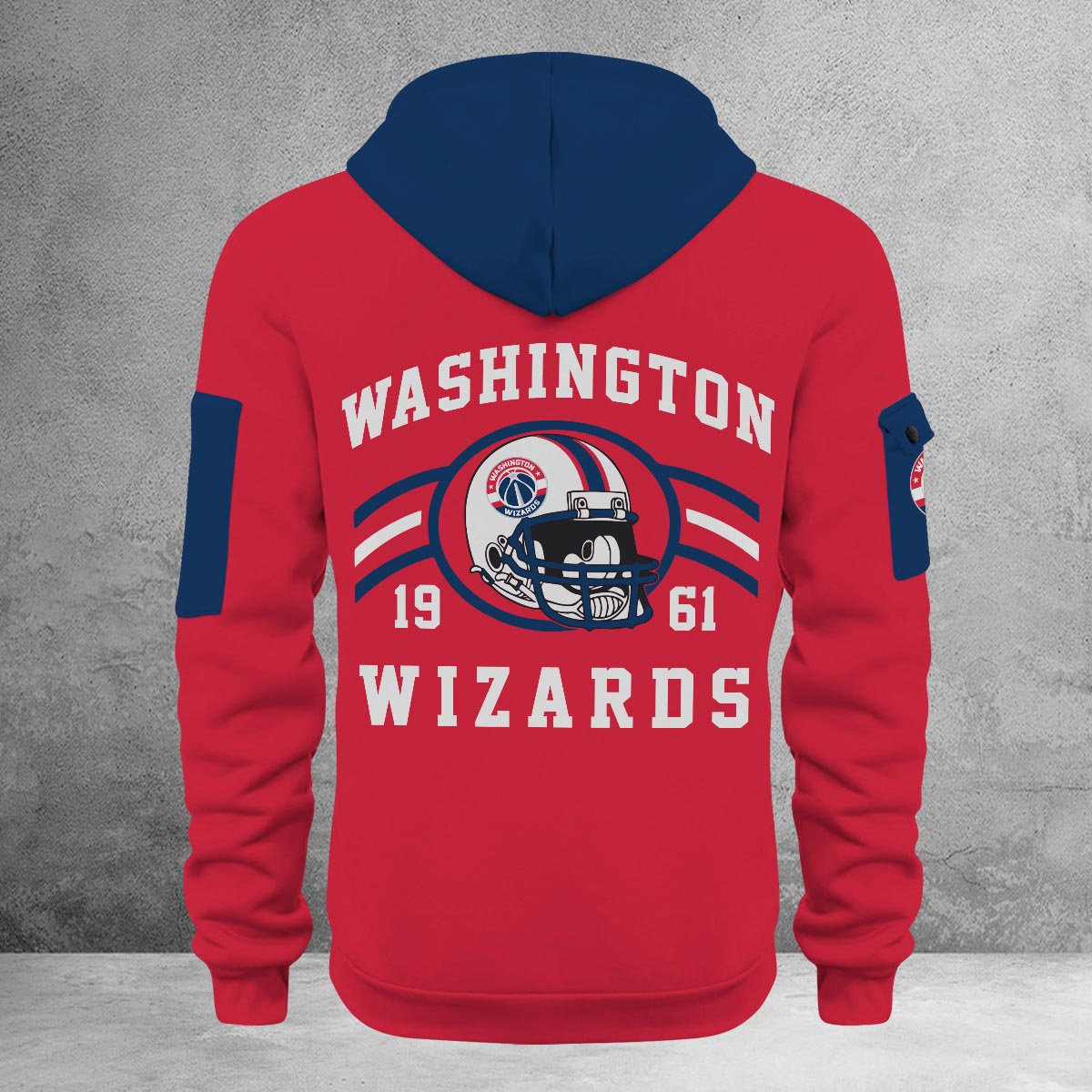 Sportswearmerch Washington Wizards NBA Half Zip Hoodie Personalized For Fan