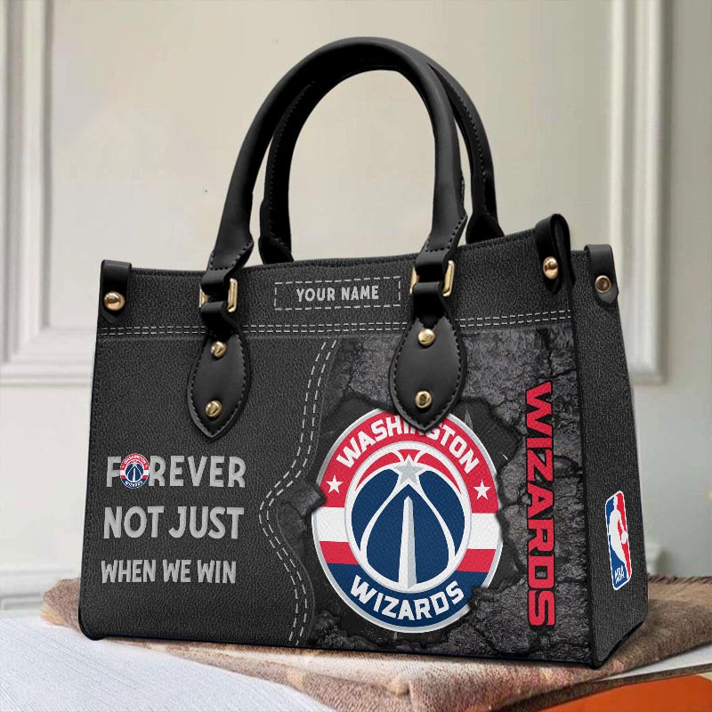 Sportswearmerch Washington Wizards NBA Leather Handbag For Fan
