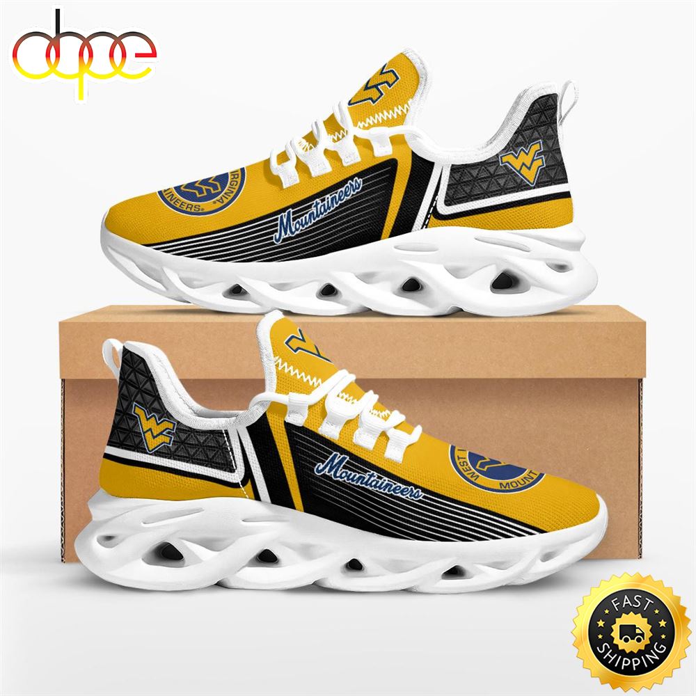 Sportswearmerch West Virginia Mountaineers NCAA Fan Max Soul Shoes Sneakers For Men And Women
