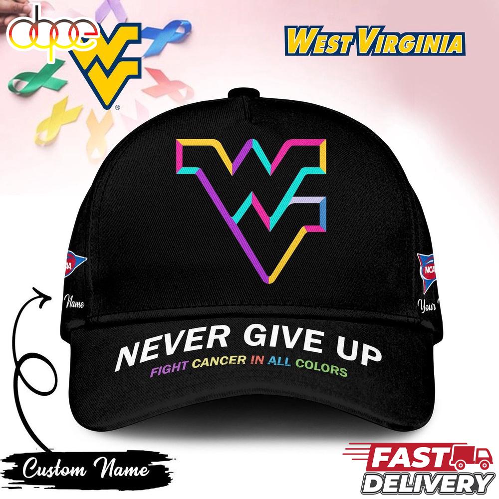 Sportswearmerch West Virginia Mountaineers NCAA Fight Cancer In Classic Cap For Fan