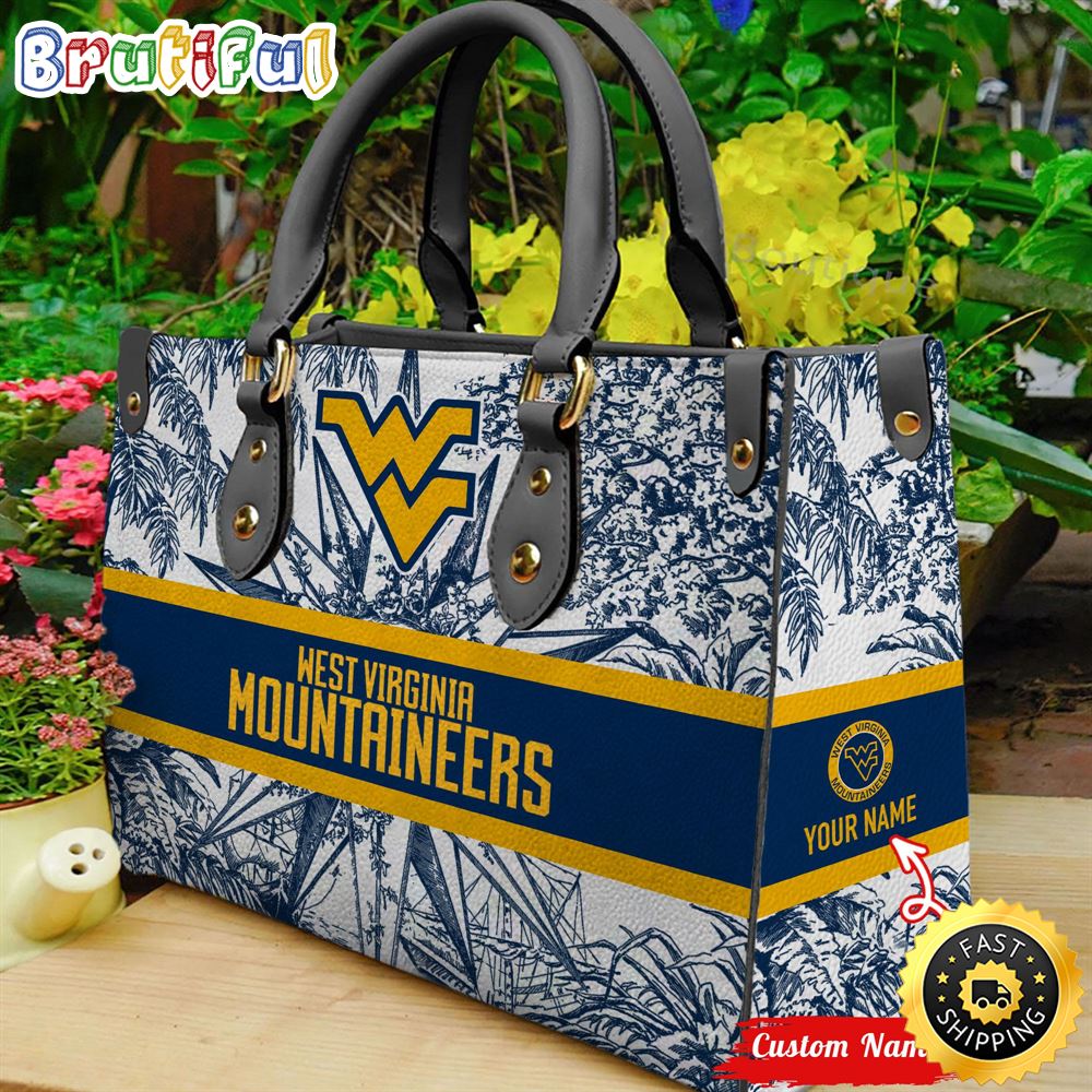 Sportswearmerch West Virginia Mountaineers NCAA Leather HandBag For Fan
