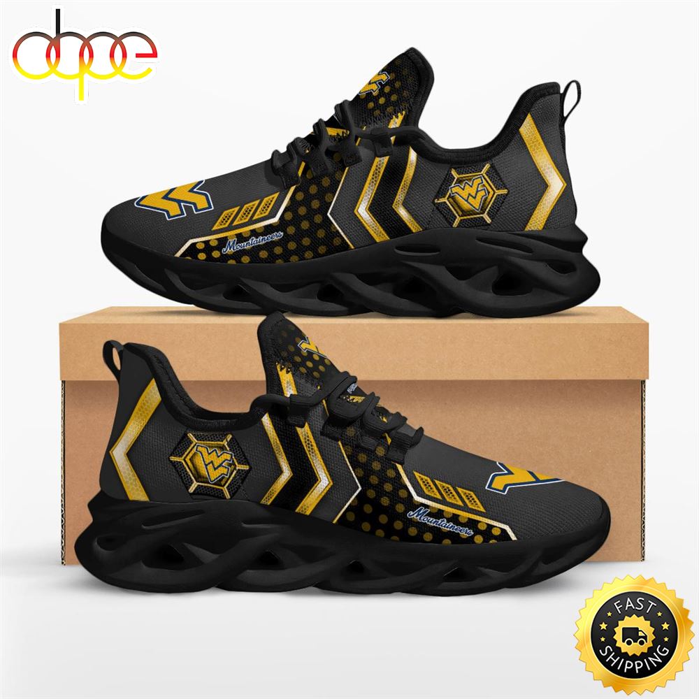 Sportswearmerch West Virginia Mountaineers NCAA Pro Standard Max Soul Shoes Sneakers For Men And Women