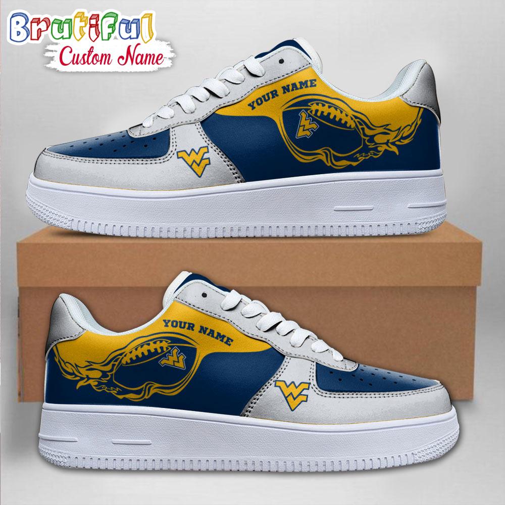 Sportswearmerch West Virginia Mountaineers NCAA Sporty Air Low-Top Shoes For Men And Women