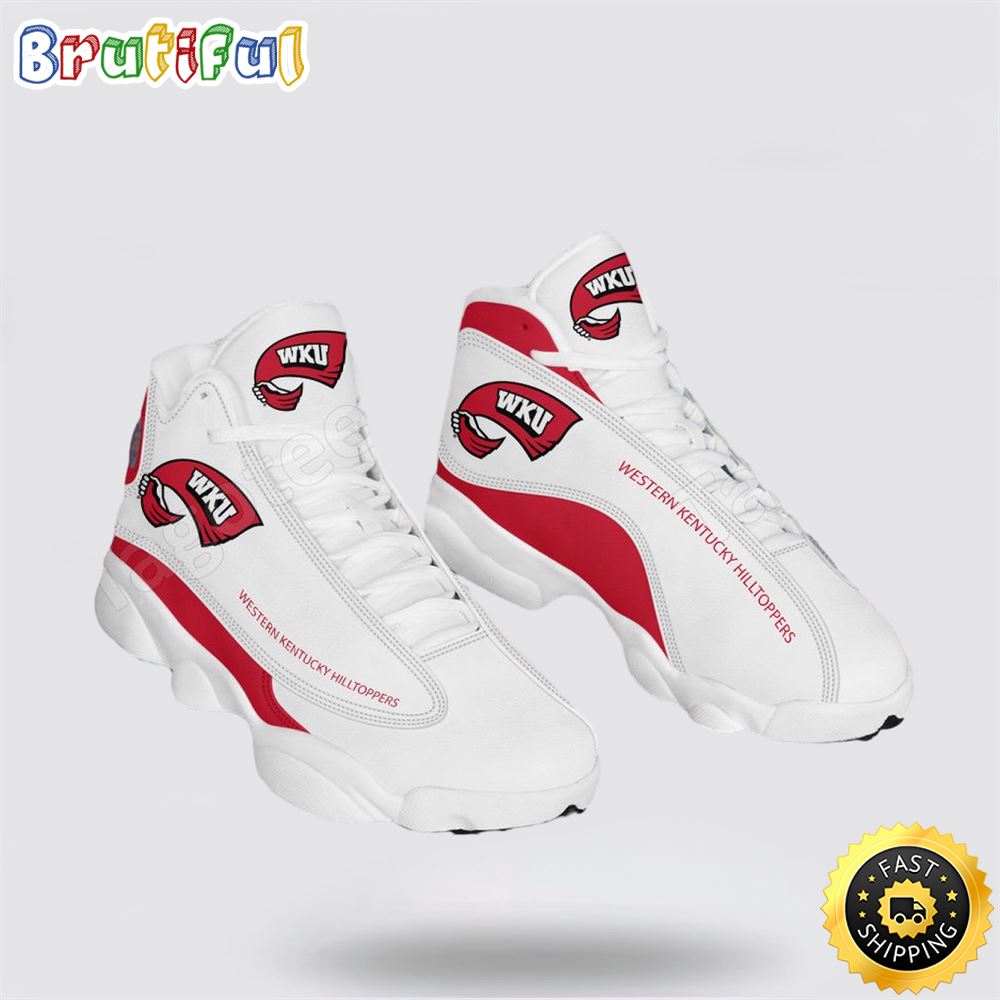Sportswearmerch Western Kentucky Hilltoppers NCAA AJ13 Sneakers Shoes For Men And Women