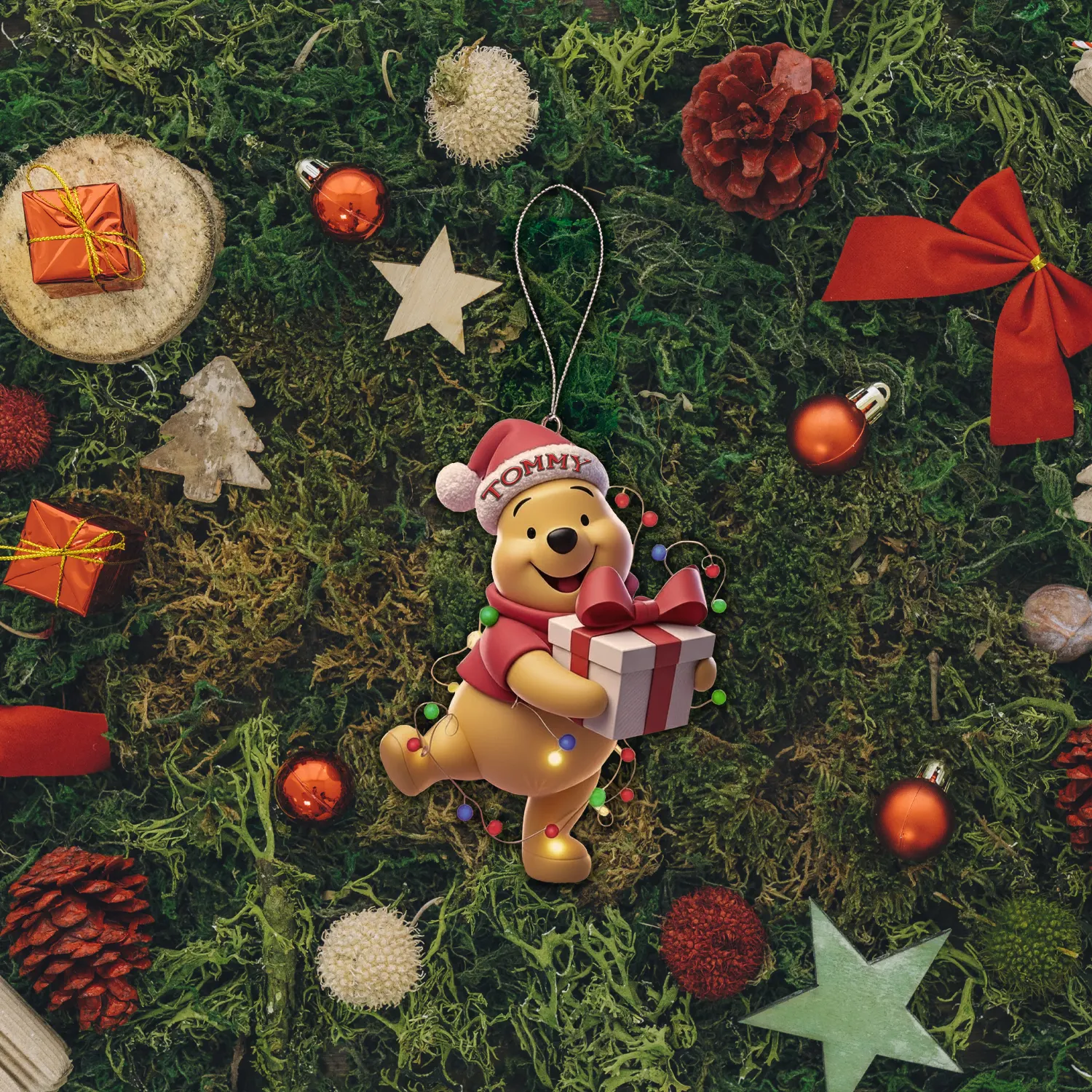 Sportswearmerch Winnie The Pooh Personalized Acrylic Ornament Gift For Fans
