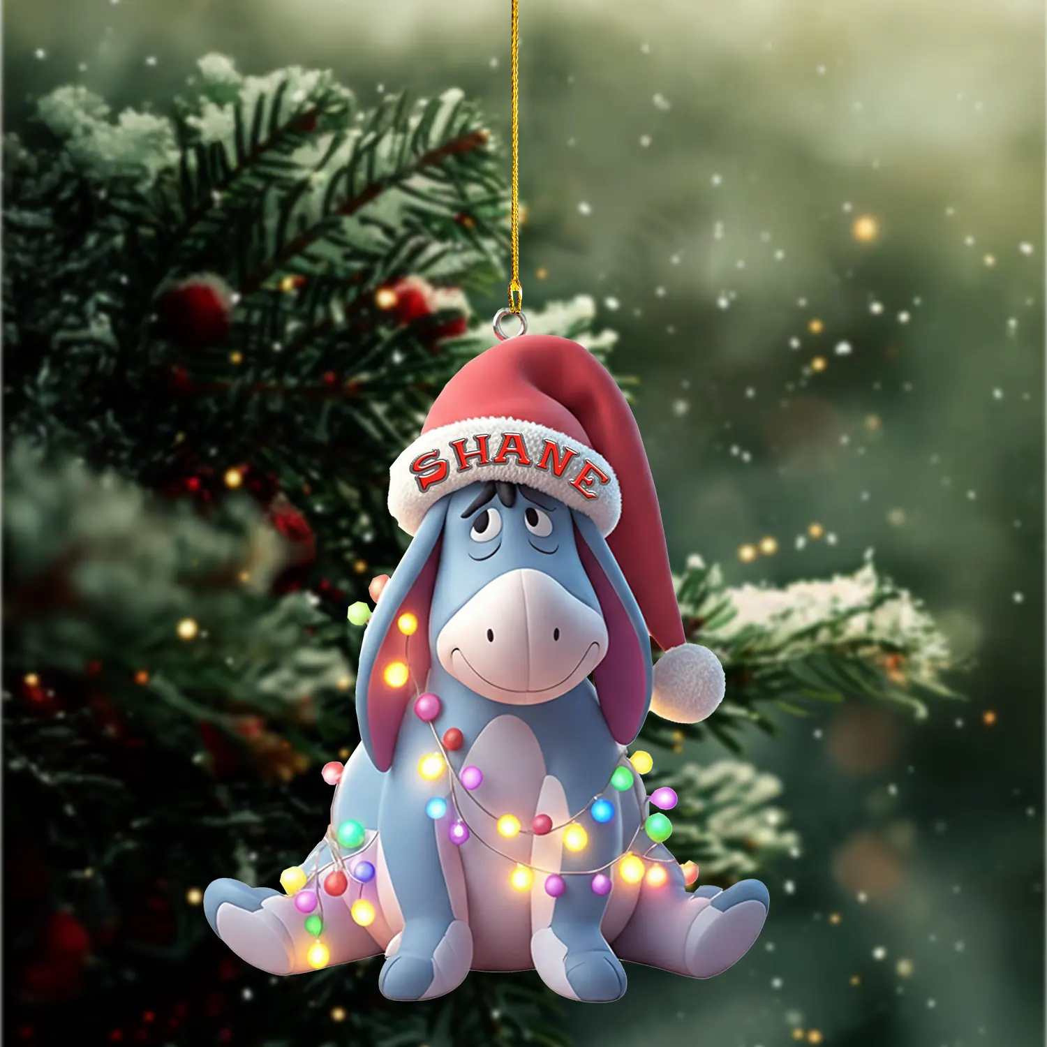 Sportswearmerch Winnie The Pooh Personalized Acrylic Ornament Gift For Fans
