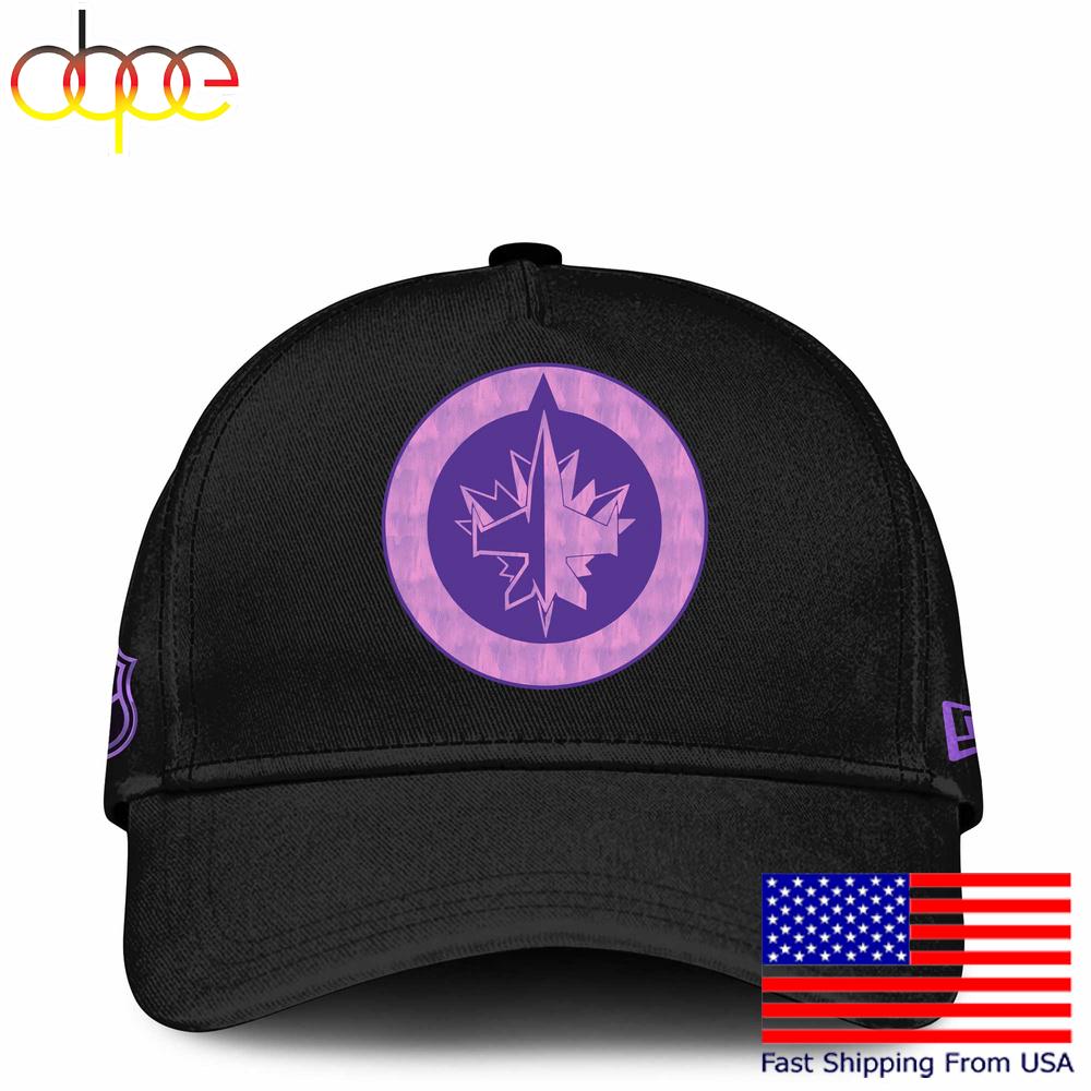 Sportswearmerch Winnipeg Jets NHL Fight Cancer Classic Cap For Fan