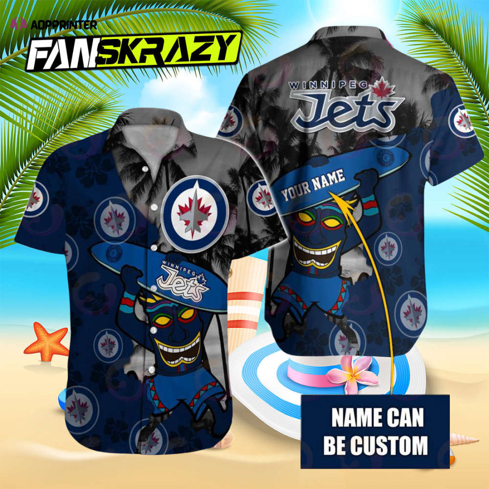 Sportswearmerch Winnipeg Jets NHL Personalized Hawaiian Shirt For Fan