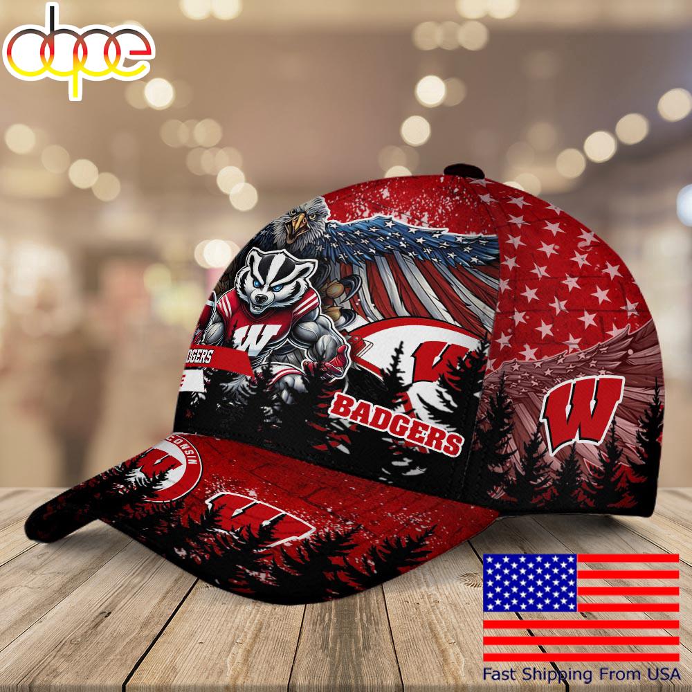 Sportswearmerch Wisconsin Badgers NCAA Classic Cap For Fan