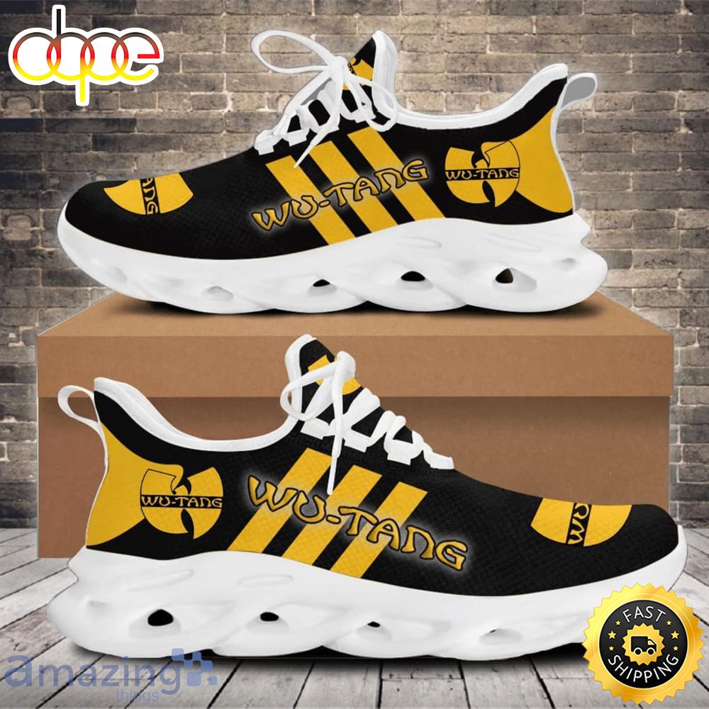 Sportswearmerch Wu-Tang Clan Music Yellow Striped Max Soul Shoes Sneakers For Men And Women