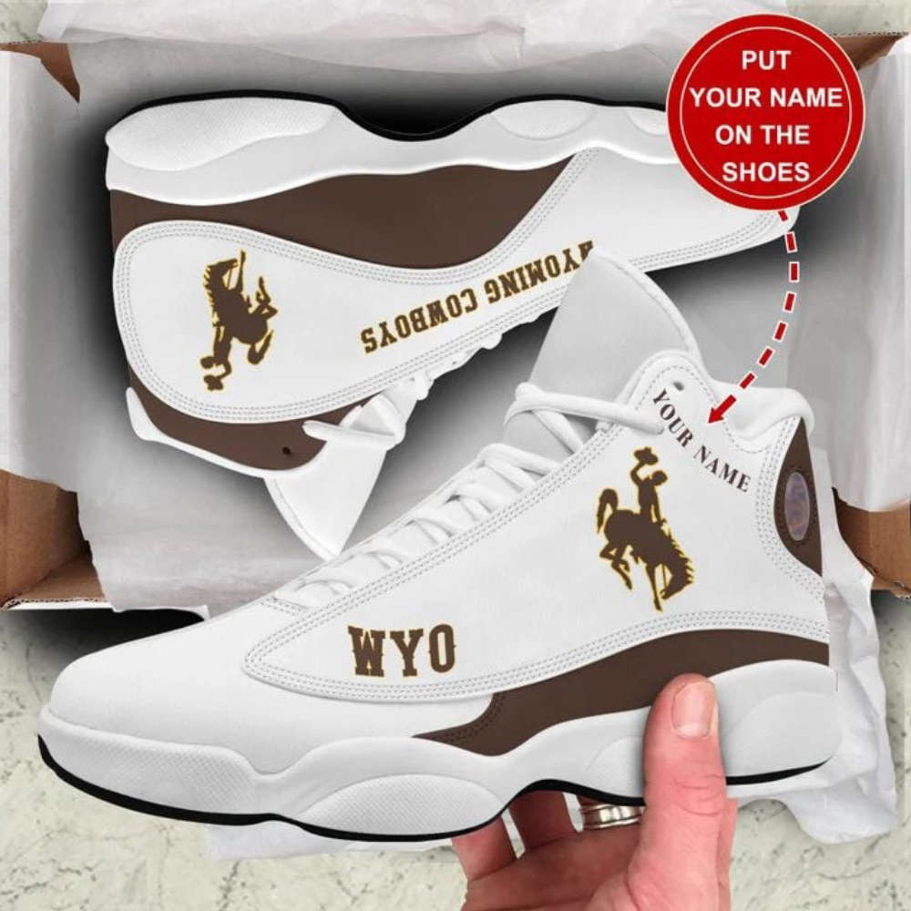 Sportswearmerch Wyoming Cowboys NCAA AJ13 Sneakers Shoes For Men And Women