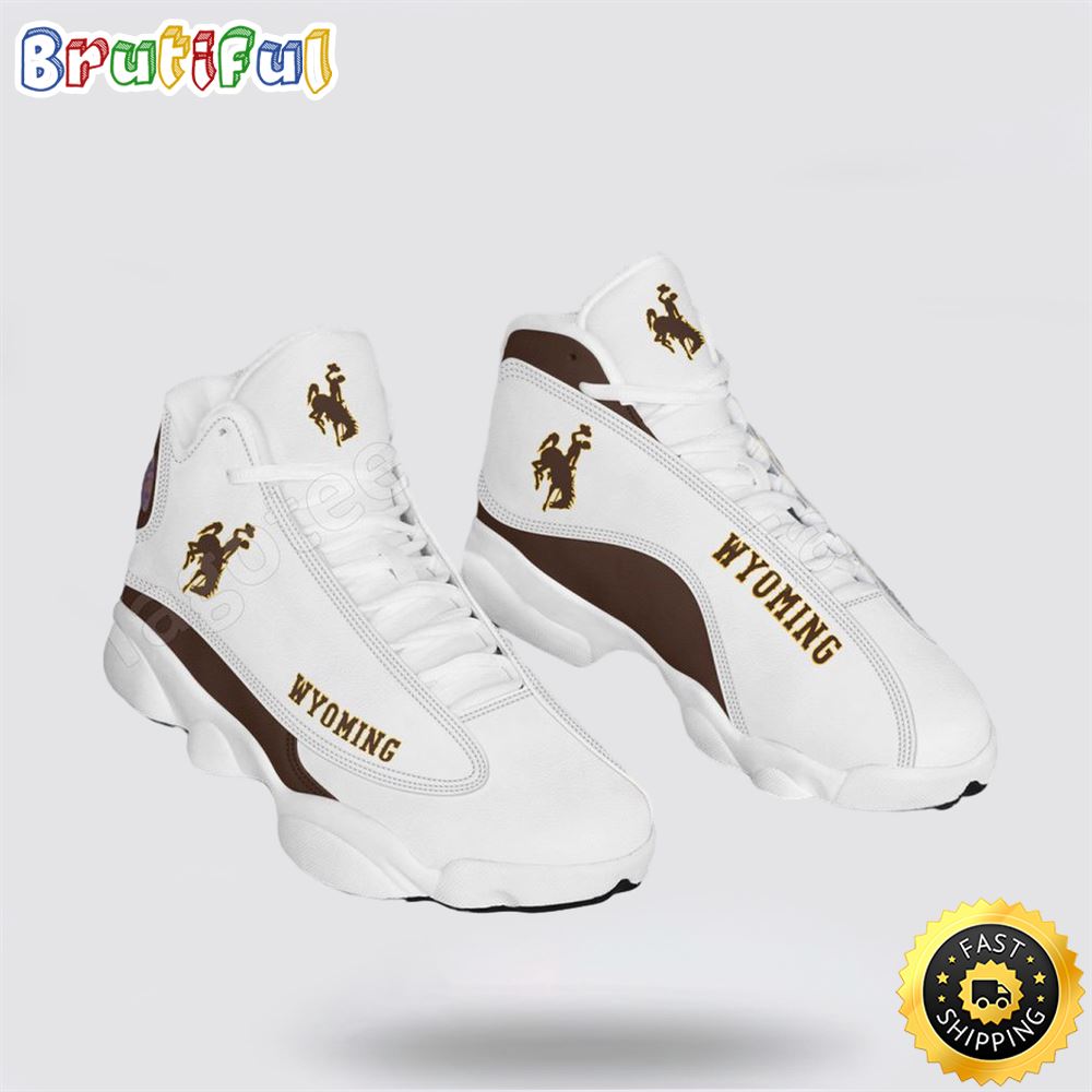 Sportswearmerch Wyoming Cowboys NCAA AJ13 Sneakers Shoes For Men And Women