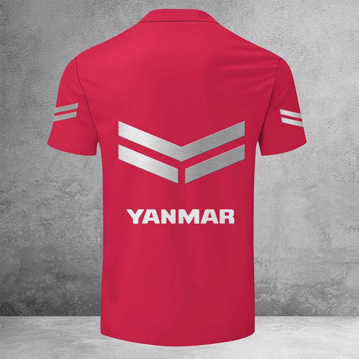 Sportswearmerch Yanmar Tractor Lapel Zip Polo Shirt For Fan